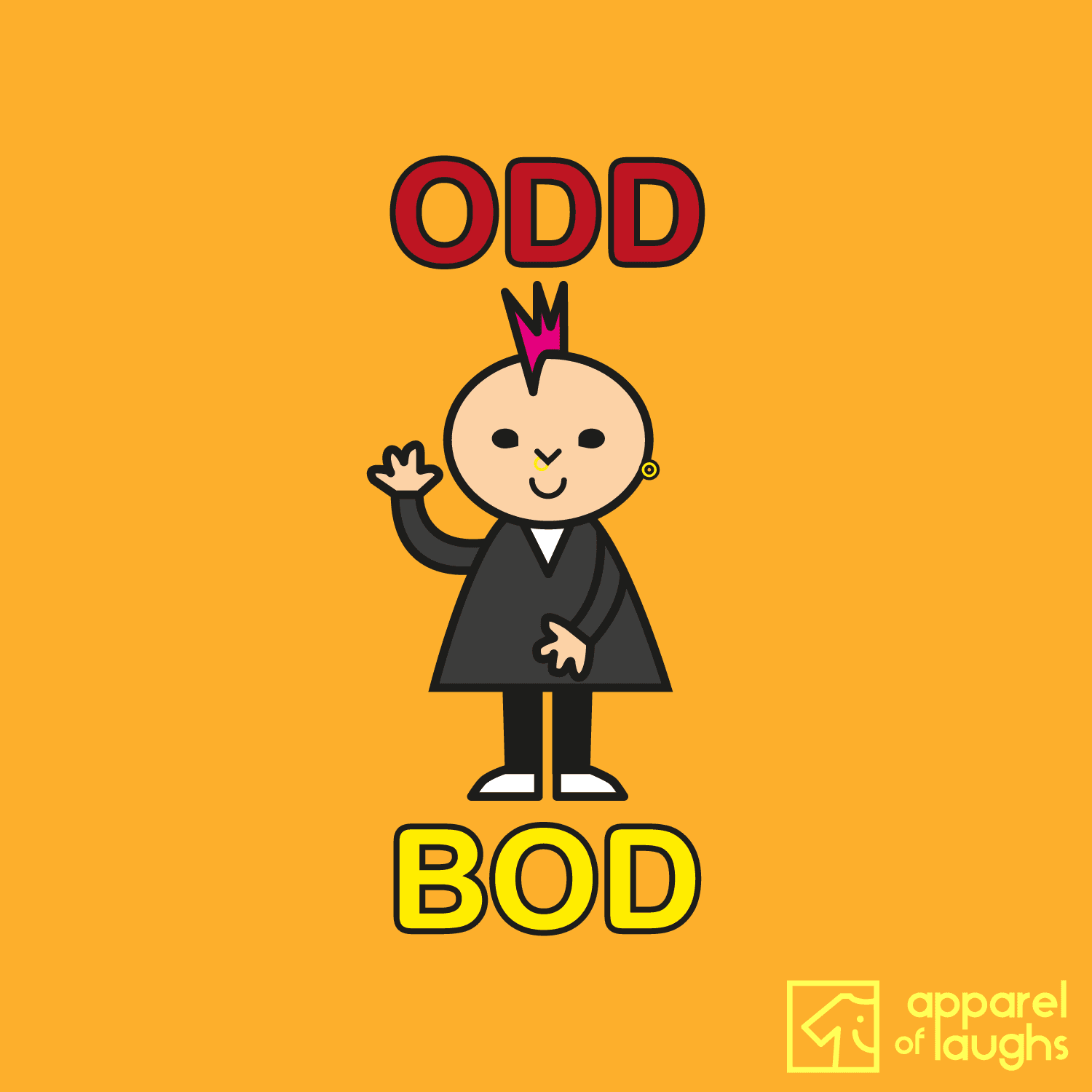 Odd Bod T Shirt Apparel of Laughs