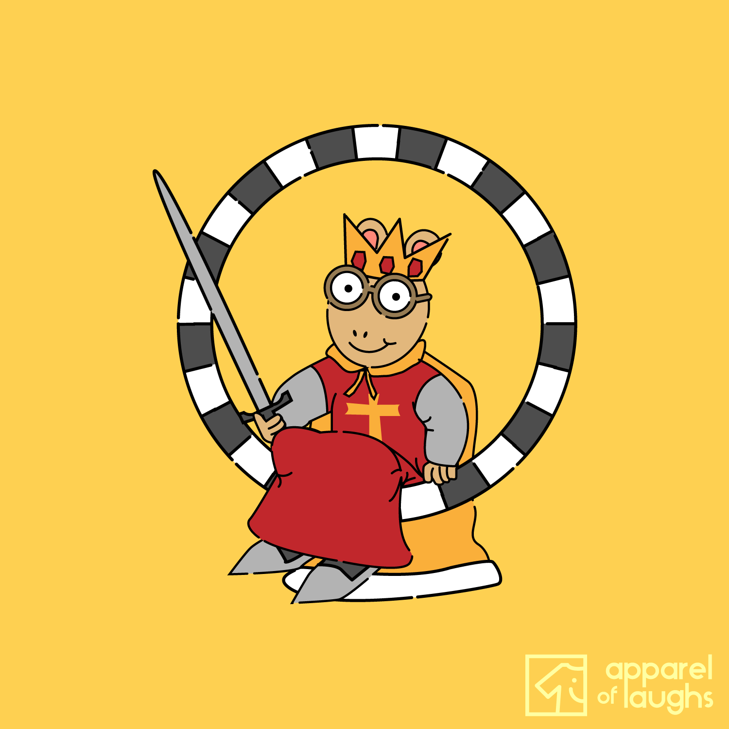 King Arthur - T-Shirt - Apparel of Laughs King Arthur - T-Shirt - Apparel of Laughs