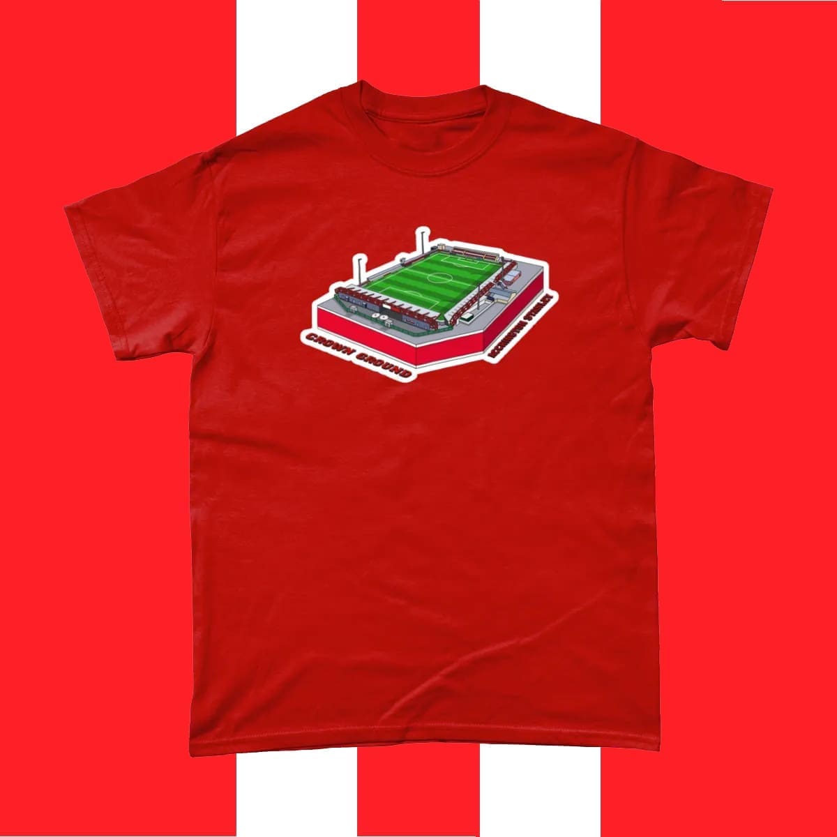 Accrington Stanley - Crown Ground - Hallowed Turf - T-Shirt - Apparel ...