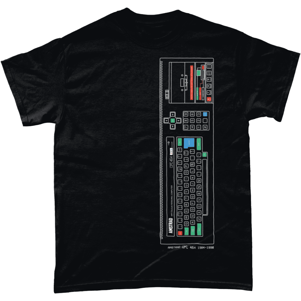 Amstrad CPC 464 - T-Shirt - Apparel of Laughs