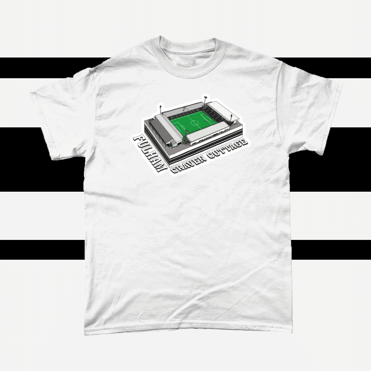 Fulham Craven Cottage Hallowed Turf T-Shirt Apparel of Laughs