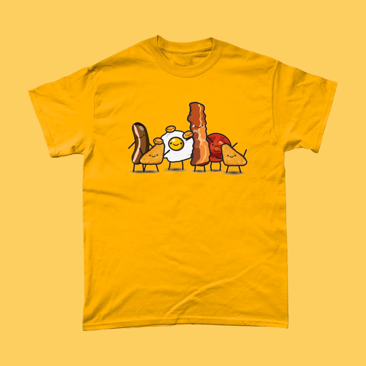 Cute Full English Breakfast - T-Shirt - Apparel of Laughs