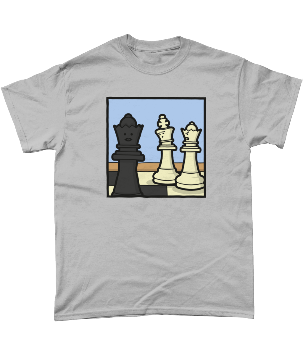 Retro Chess - Chess Board' Unisex Poly Cotton T-Shirt